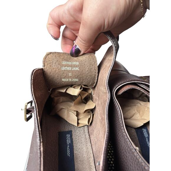 Joseph Abboud Glenn Slip on Monk Men's Strap 11 Dress Shoes Business Casual - Picture 7 of 7